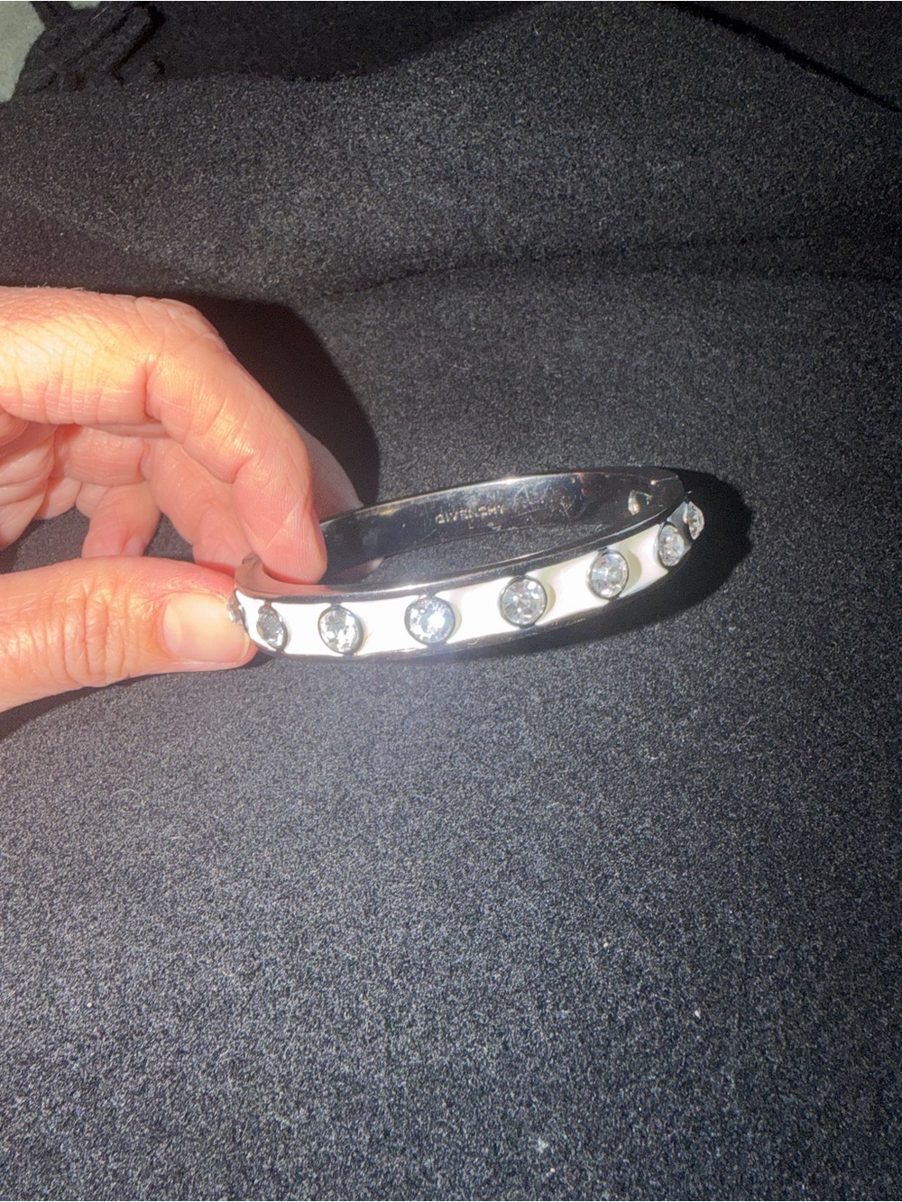 GIVENCHY Vintage Runway Cuff Bracelet with Swarovski Crystals
